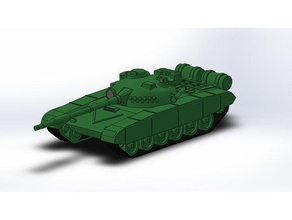 t 72 tank 3d print model - Mito3D
