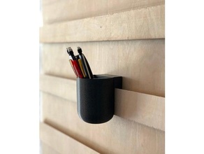 french cleat pencil misc holder 3d print model - Mito3D
