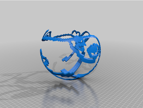 customized stereographic projection revisedohohoi 3d print model - Mito3D