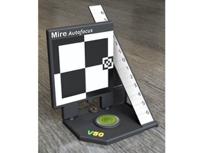mire calibration auto focus chart autofocus camera tool lens objectif outil outils photo photographie photography tools 3d print model - Mito3D