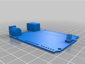 arduino r3 mega328p huella dactilar 3d print model - Mito3D