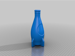 Nuka Cola Flasche ausfallen 4 Quantum Rakete 3d print model - Mito3D
