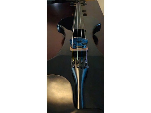 violin bridge parts 3D print model - Mito3D