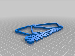 Silverstone ekli harfler 3d print model - Mito3D
