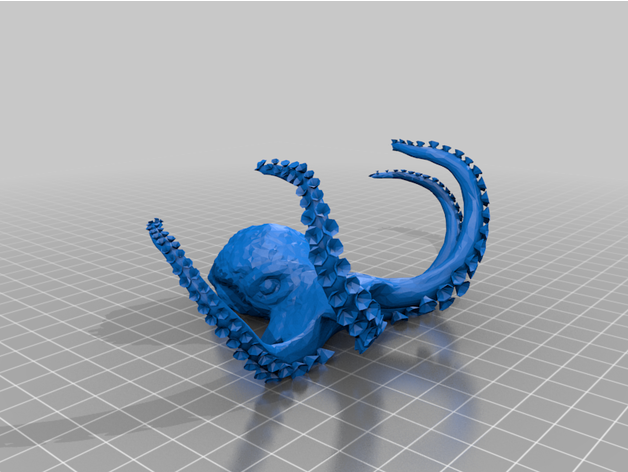 octopus hanger keyhanger 3D print model - Mito3D
