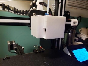 Ender 3 hotend Ventilator Schalldämpfer Realität 3d print model - Mito3D