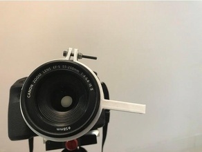 lens focus micro adjustment lever photography camera canon dslr fujifilm mirrorless nikon ring sony 3d print model - Mito3D