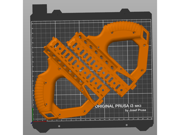 ak74 corrigido hera cqr firmeza capacidade impressão ajustes ak47 akm 3D print model - Mito3D