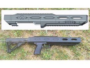 mk23 karbin takım airsoft karabina 3d print model - Mito3D