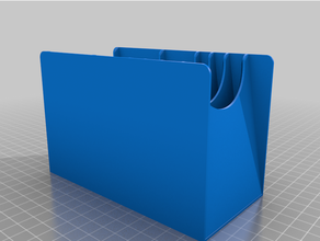 debajo mesa tarjeta bandeja personalizado 3d print model - Mito3D