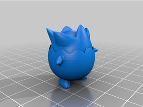 0175 togepi Pokémon figures jouet 3d print model - Mito3D