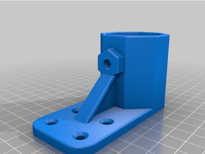 octagonal pole screw fixture 3d print model - Mito3D