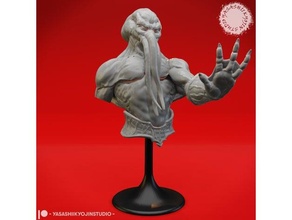 mind flayer illithid - bust 75mm creature cthulhu dnd miniature gloomhaven mindflayer monster pathfinder squid 3d print model - Mito3D