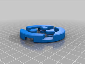 celtico personalizzato triquetra pendente parametrico 3d print model - Mito3D
