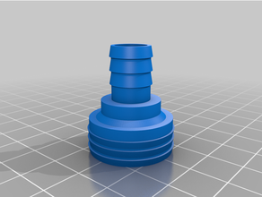 customized hose connector - custotestmizer 3d print model - Mito3D