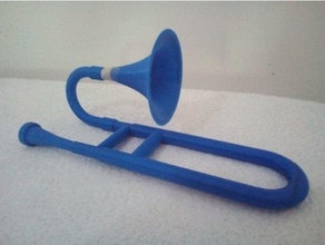 mini trombone 3d print model - Mito3D