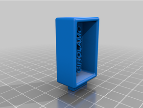 portachiavi personalizzato 3d print model - Mito3D