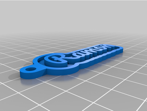 personalizado llave chramon personal 3d print model - Mito3D