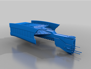 isa - valen babylon 5 babylon5 brick starship warship 3d print model - Mito3D