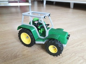 trattore playmobil 3d print model - Mito3D