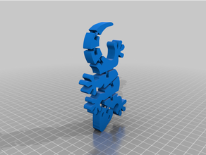 Eidechse beweglich 3d print model - Mito3D
