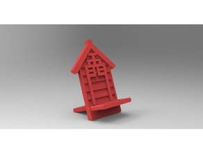 kinmen telephone booth cell phone stand 3d print model - Mito3D