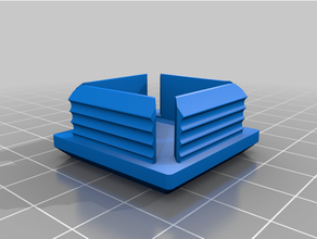 d's 15 tubing cap 3d print model - Mito3D