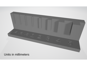 çıkıntı Ölçek 90 derece 3d print model - Mito3D