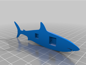 shark guide pins animal water 3d print model - Mito3D