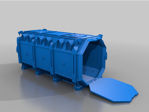 gotisch Container Terrain lp 30k 40k 3D print model - Mito3D