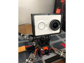 yi action camera bracket gopro actioncam cam xiaomi 3d print model - Mito3D