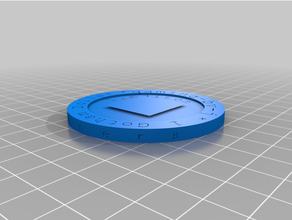 customized challenge coin generator 2 3d print model - Mito3D