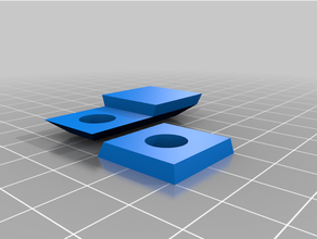 magnet holder tabs tab 3d print model - Mito3D