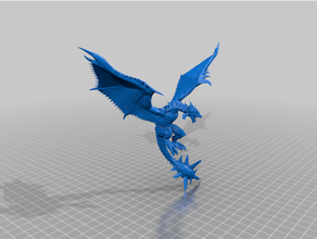 mace tail wyvern - dnd monster fantasy rpg 3d print model - Mito3D