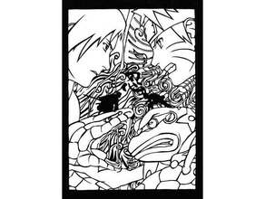 naruto Sasuke plantilla anime personaje zorro manga serpiente sapo 3d print model - Mito3D