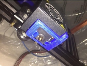ender 3 fan duct - extended 18mm mod 3d print model - Mito3D