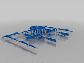 Tempel Ruine Terrain aos dnd mordheim whfb 3d print model - Mito3D