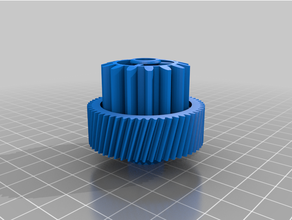 gear aresa 1700w meat grinder gears 3d print model - Mito3D