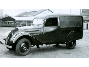 peugeot mkn mnb mnl camioneta establecido 402 1939 1937 1938 1940 1942 30s 40s francés Ejército coche vehiculo camión alemán 3d print model - Mito3D