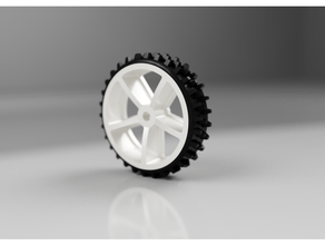 wheels rep al mower 220 3d print model - Mito3D