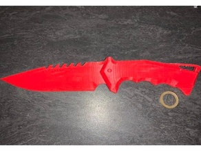 valorant melee knife breach cosplay cosplays accessory prop weapon csgo cypher overwatch phoenix raze riot sage valoran game valorent viper 3d print model - Mito3D