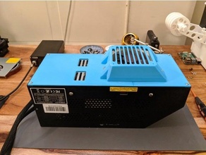 cr 10 v2 controle caixa psu ventilador melhoria 10v2 abajur significa lrs 350 24 3d print model - Mito3D
