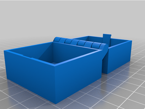 personalizzato incernierato scatola joeeeith fermo parametrico stampabile pezzo 3d print model - Mito3D