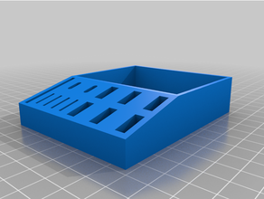 scrivania organizzatore micro sd carta titolare supporto piccolo parti Conservazione USB 3d print model - Mito3D