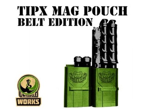 tipx mag pouch belt edition tippmann paintball magazine magfed 3d print model - Mito3D