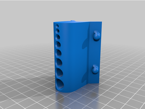 broca gabarito guia tubos 3d print model - Mito3D