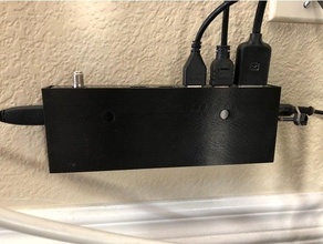 samsung connect box wall mount 3d print model - Mito3D