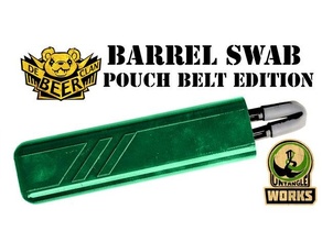paintball barrel swab molle case pouch holder belt 3d print model - Mito3D