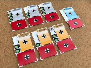 german card holders - battle britain board game psc boardgame boardgames luftflotte raf wargame wargaming 3d print model - Mito3D