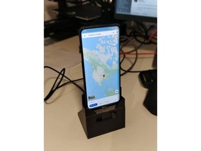 oneplus 7 8 profesyonel ayakta durmak geri çekilebilir USB cep telefonu şarj cihazı Kulp destek oneplus7pro 3d print model - Mito3D